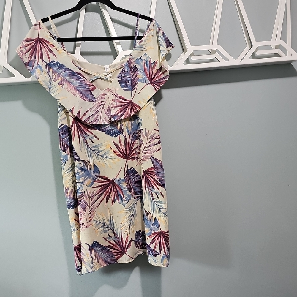 Tropical Off-Shoulder Dress by Love